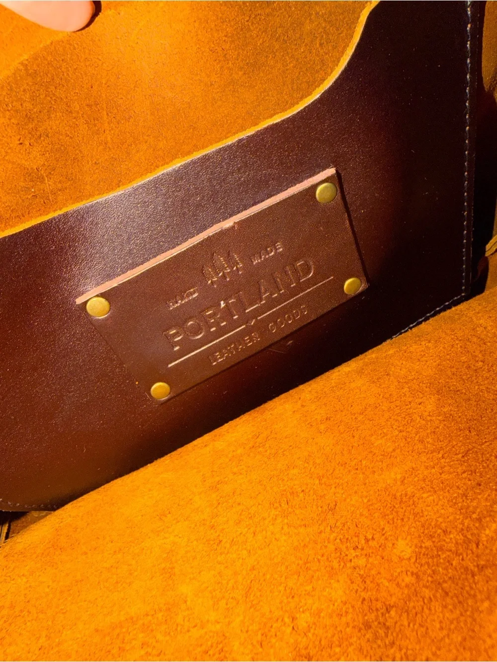 Portland Leather structured leather